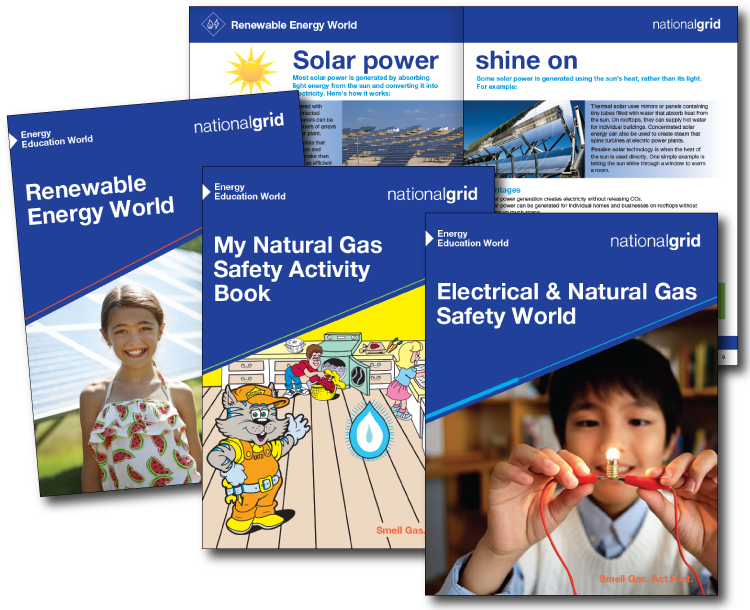 National Grid Energy Education World booklets