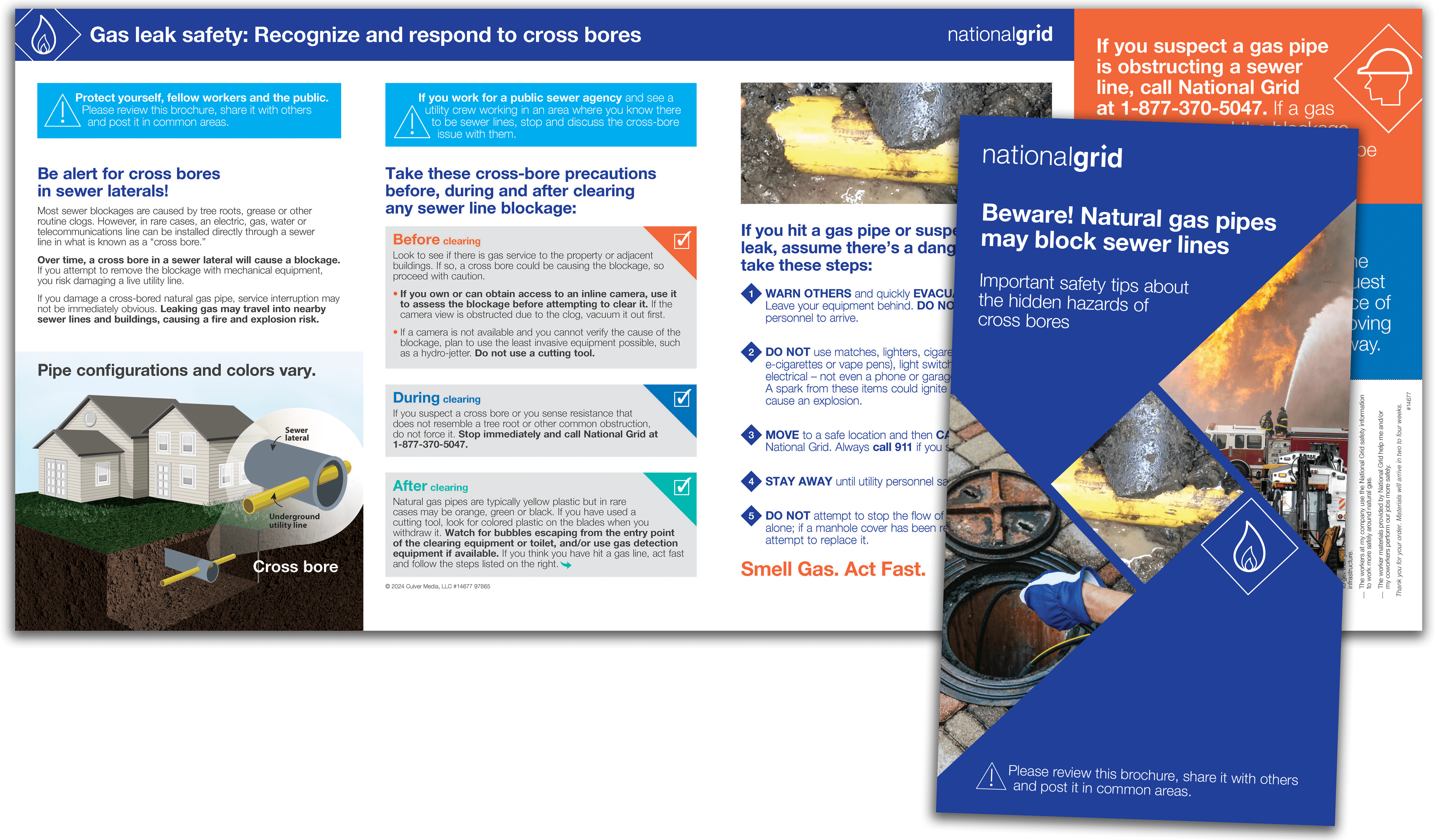 National Grid cross bore brochure