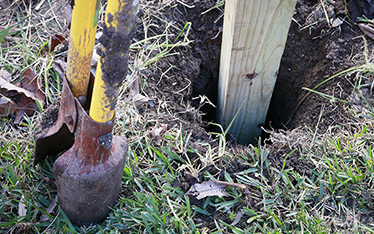 Landscaping and fencing safety