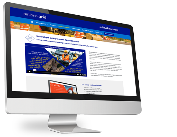 Natural gas safety course for excavators